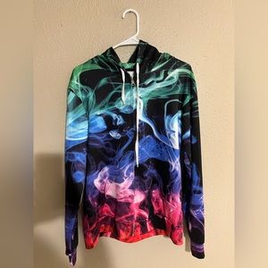 3D RAINBOW SMOKE HOODIE